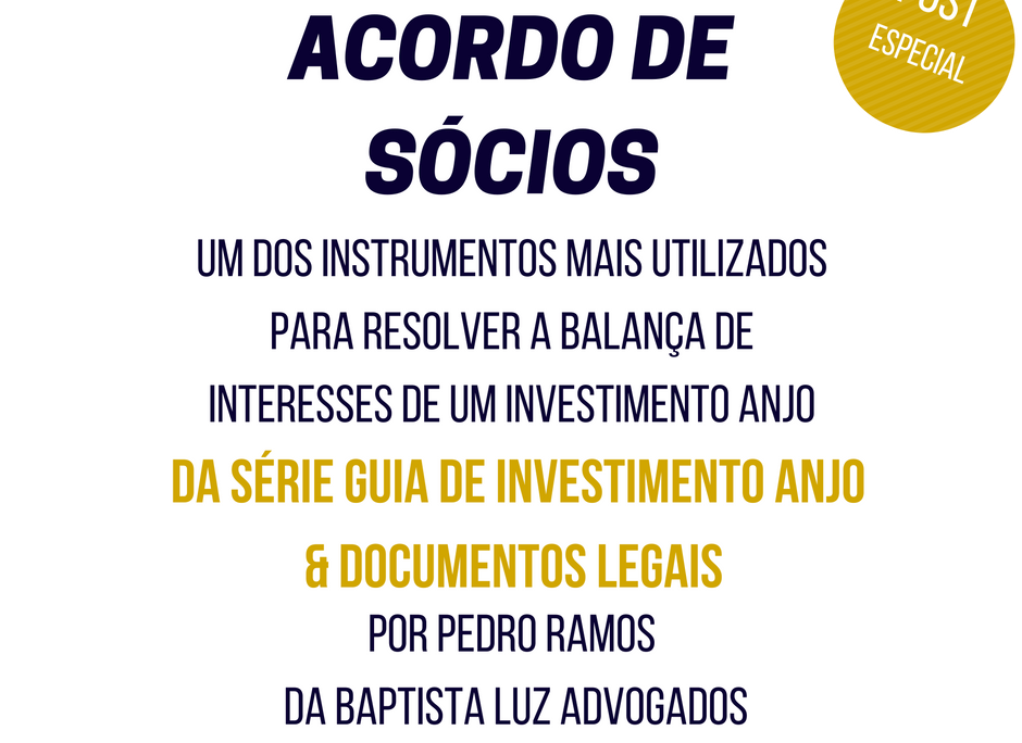 ACORDO DE SÓCIOS